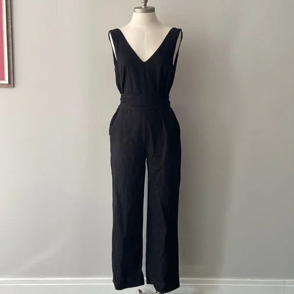 ❌SOLD❌ LPA Alina Jumpsuit - Black - Picture 6 of 10